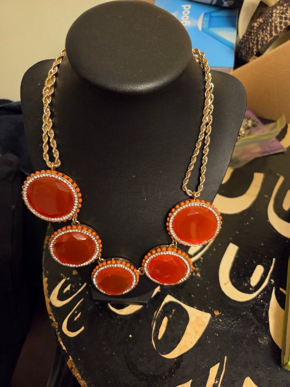 Orange necklace